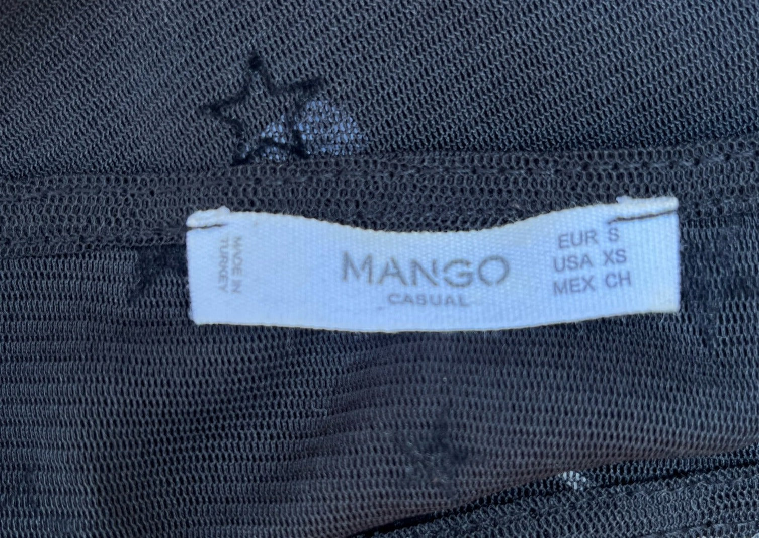 Mango star top label