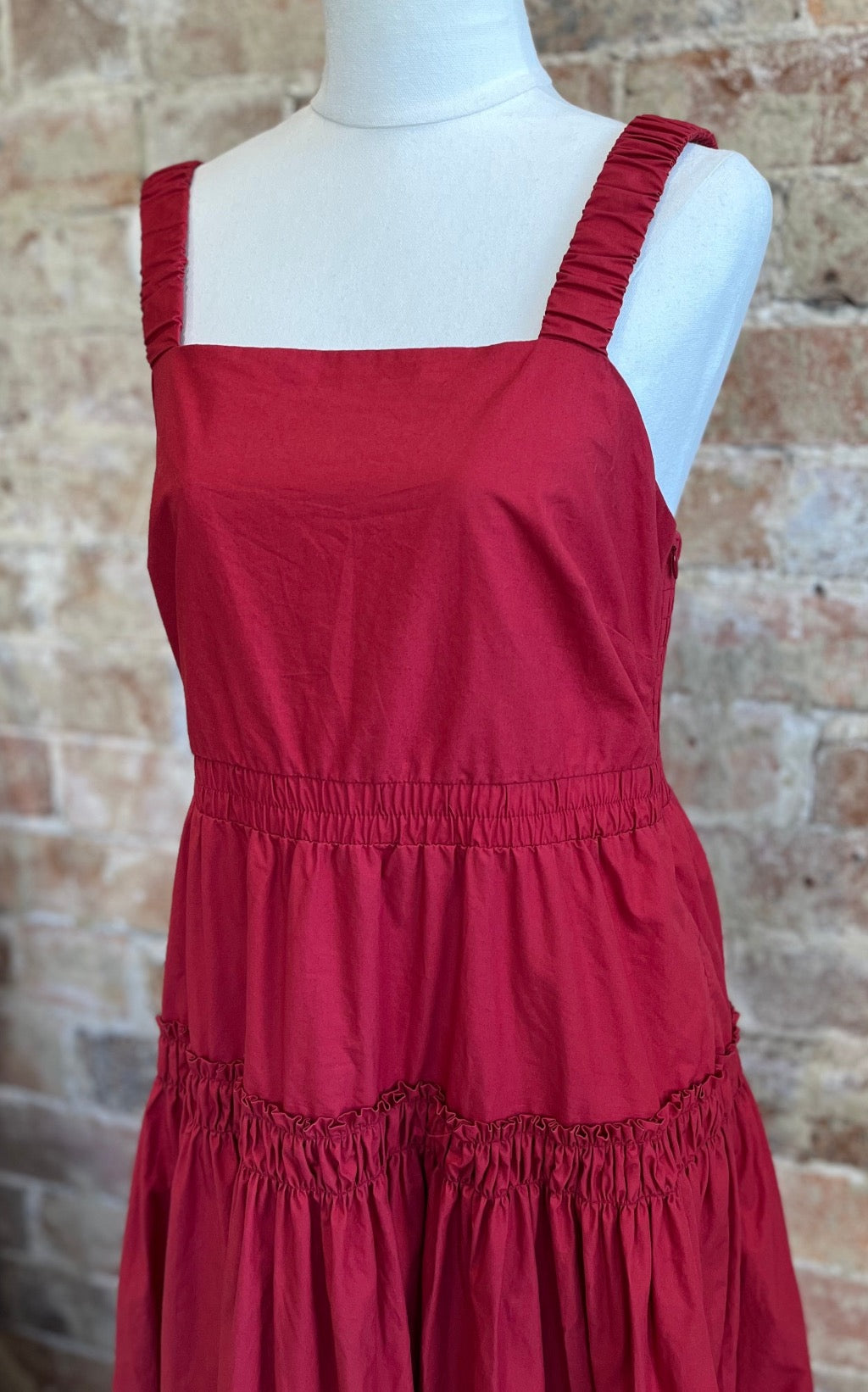 Country Road Red Maxi Dress