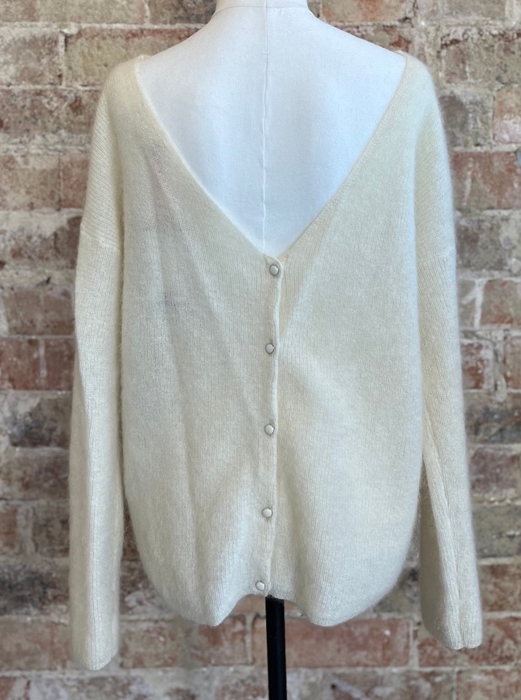 Sezane Cream Knit