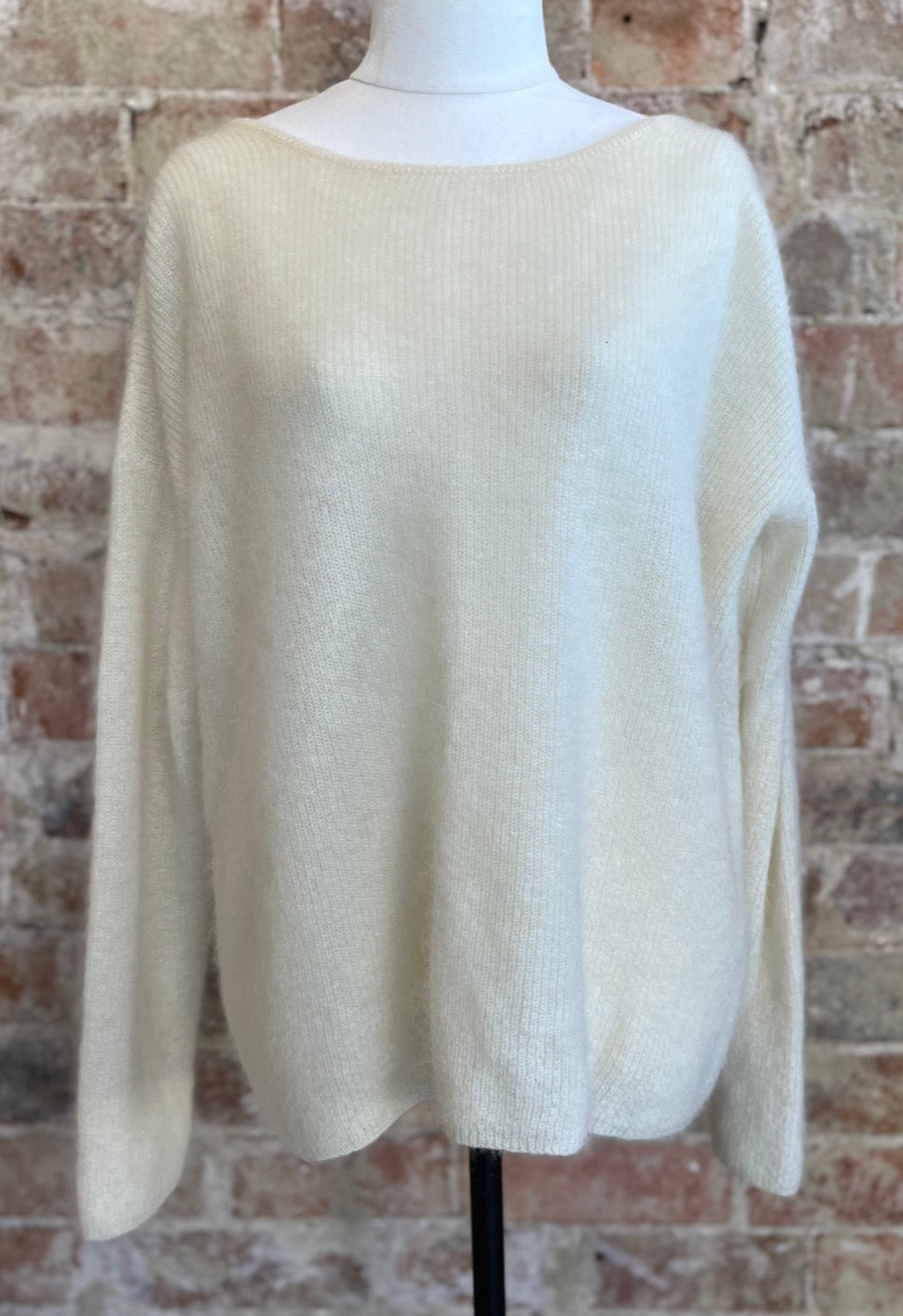 Sezane Cream Knit